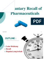 Voluntary Recall of Pharmaceuticals