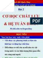 VLYSinh-Bài 2 - Cơ Học Chất Lưu Và Hệ Tuần Hoàn