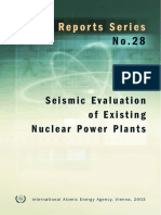 Seismic Evaluation of Existing Nuclear Power Plants