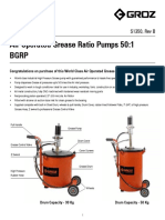 Air Operated Grease Ratio Pumps 50:1 BGRP: Instruction Manual S1350, Rev B