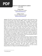 Development of A LGD Model Basel2 Compliant: A Case Study: Stefano Bonini