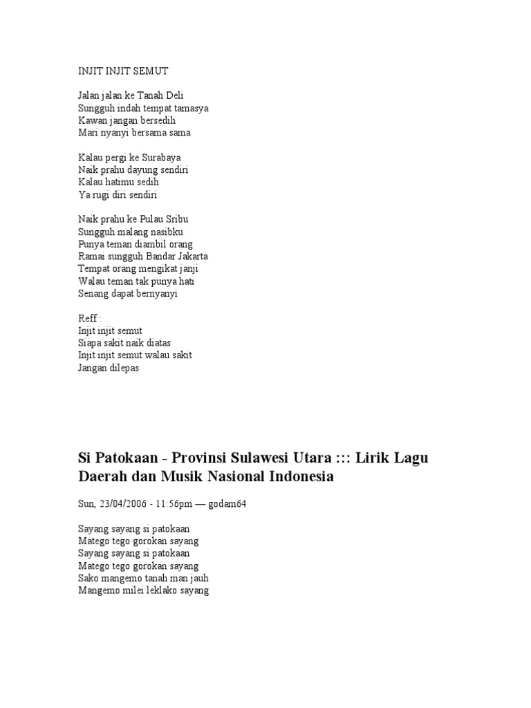 Lirik Lagu Jangan Bersedih Pdf