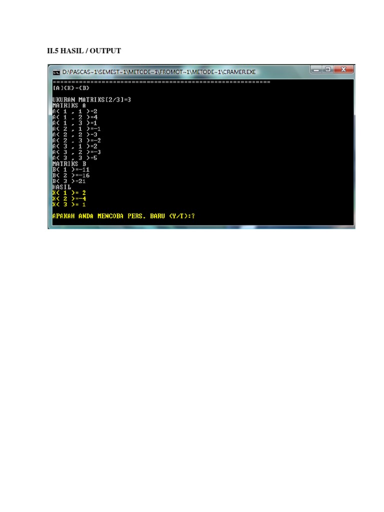 Hasil Run Program | PDF - Here'Re Outputs Continuedldkf.