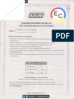 2ec Examen Externo de Becas Anual SM y Integral Aduni 2017 PDF