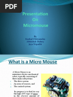 Download Micro Mouse Presentation by Abhishek Dubey SN43269442 doc pdf
