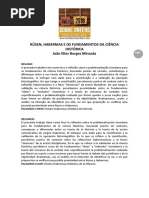 Rüsen, Habermas e Os Fundamentos Da Ciência Histórica
