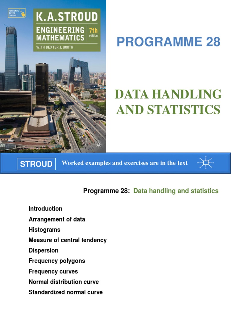 Data Handling and Statistics Guide | PDF | Mode (Statistics ...