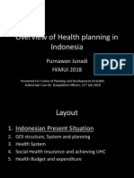 Overview of Health Planning in Indonesia in 2018