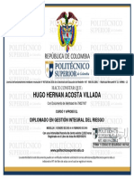 Diplomado Gestios Riesgo. Politecnico Superior PDF
