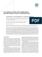 [Faudzi Et Al., 2018] an Assignment Problem and Its Application in Education Domain a Review and Potential Path