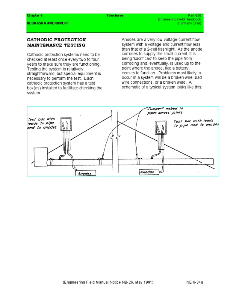 Cathodic Protection Maintenance Testing | PDF | Corrosion | Anode