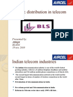 Sales & Distribution in Telecom: Presented By: Blsim