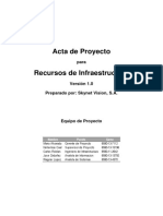 Acta de Proyecto Administracion PF Infraestructura PDF