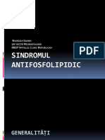 Sindromul Antifosfolipidic