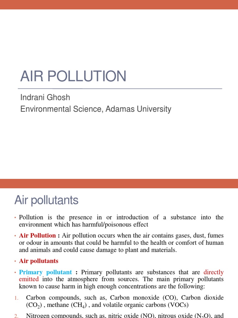 Air Pollution and Climate Change - Version 2019 | PDF | Air Pollution ...