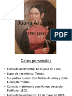 Aaa Juana Azurduy