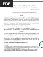 Estado, Ideologia e Capital No Brasil