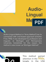 Audio-Lingual Method Drills & Dialogues