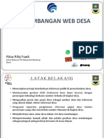 Pengembangan Web Desa