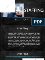 Staffing: Dickson Johan Jay B. Llema