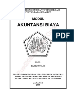 Cost Accounting DTSS PCA