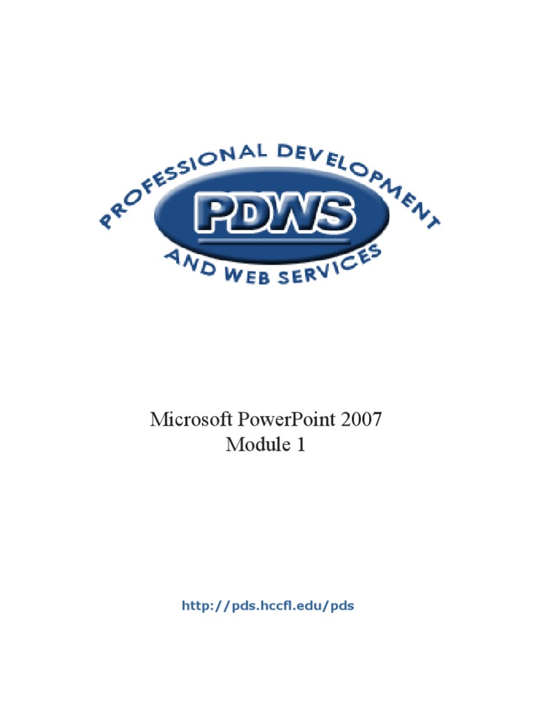 Microsoft Powerpoint 2007 | PDF