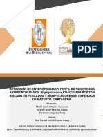 Detección de Enterotoxinas y Perfil de Resistencia Antimicrobiana de Staphylococcus Coagulasa Positiva Aislado en Pescados y Manipuladores en Expendios de Bazurto, Cartagena
