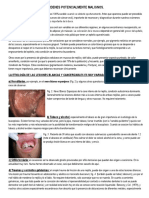 Lesiones Blancas y Desórdenes Potencialmente Malignos