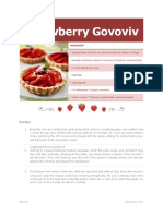Strawberry Govoviv Uctxtart: Recipe