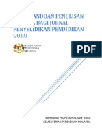 Garis Panduan Penulisan Artikel PDF