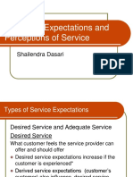 Customer Expectations and Perceptions of Service