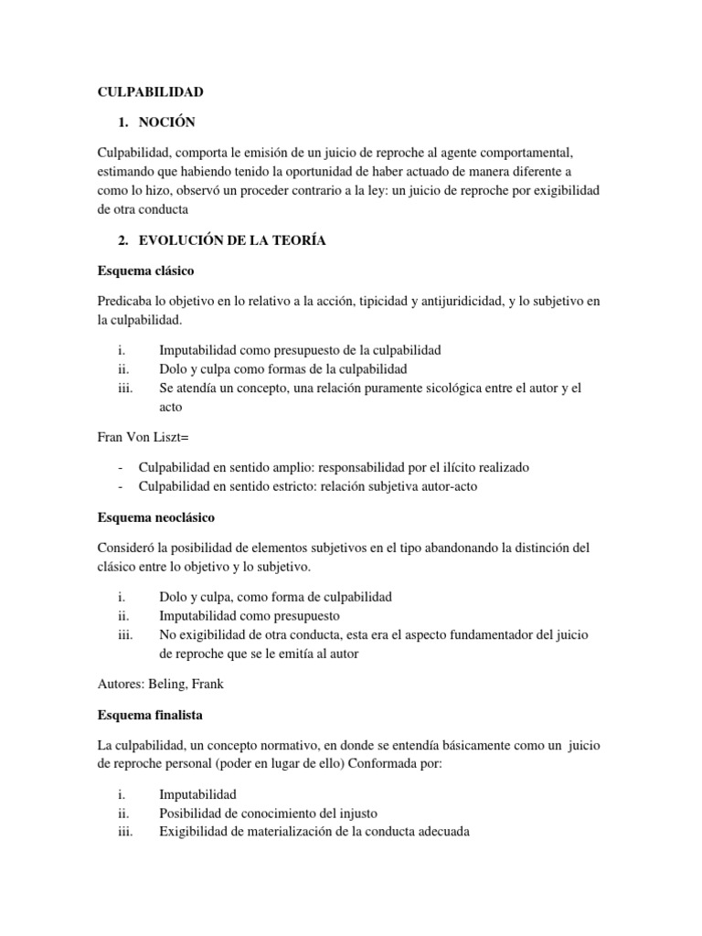 Culpabilidad | PDF | Justicia | Crimen y violencia