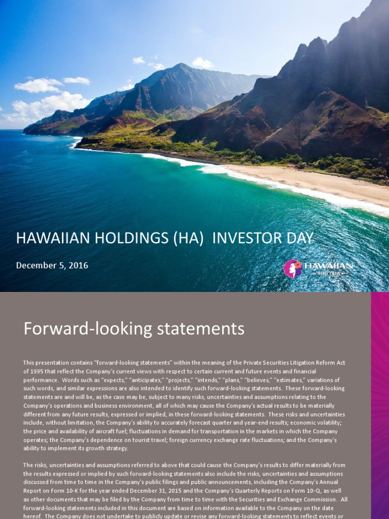 Investor+Day+2016 FINAL Posted | PDF | Risk | Aviation