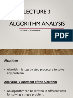 Algorithm Analysis Techniques