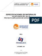 Especificacion de Materiales Polivalle