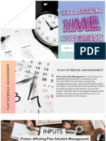 CONSTRUCTION TIME MANAGEMENT - Group 1 - Plan Schedule Management