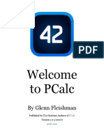 PCalc Manual