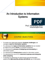 An Introduction To Information Systems: Prof. Himanshu Joshi