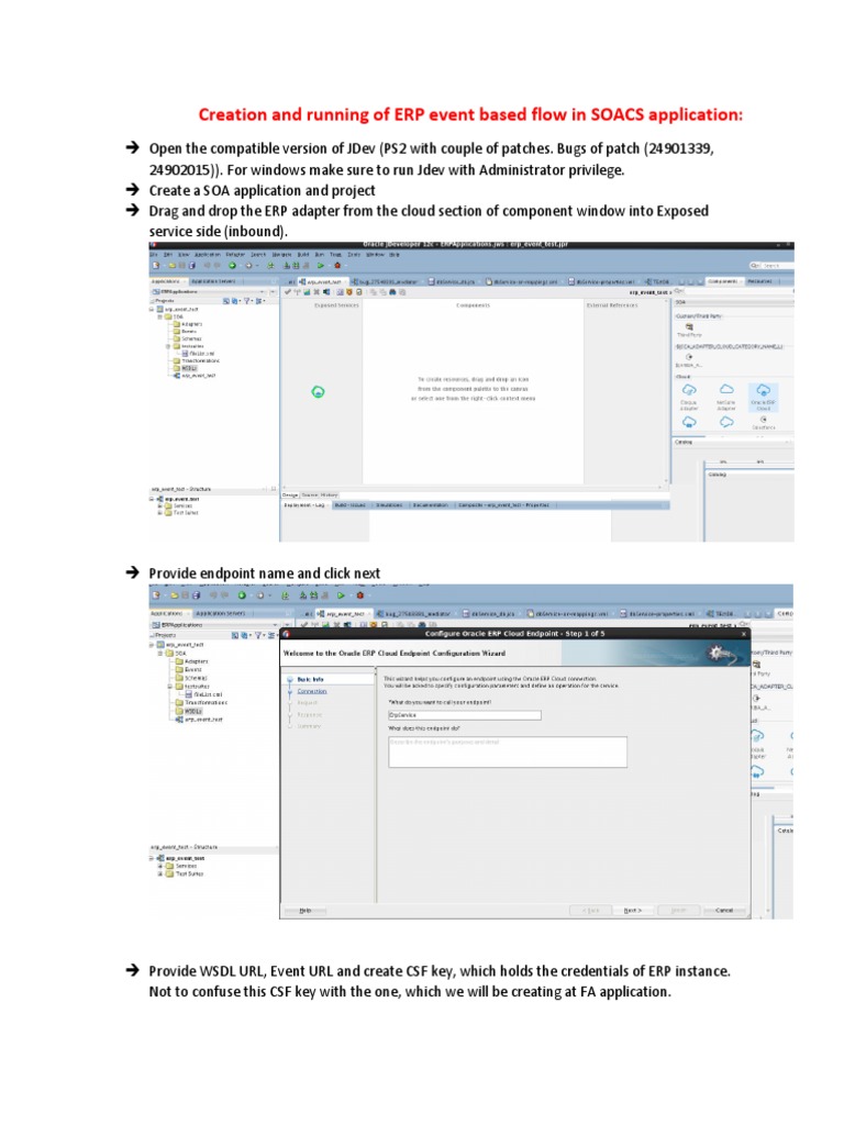 ERP Event Flow Setup in SOACS | PDF | Proxy Server | Computing Platforms