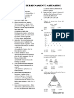 Simulacro de Razonamiento Matematico