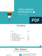 Video Making Workshop Brochure