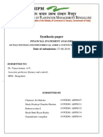 Fam Financial Statement Analysis