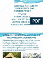 The National Artists of The Philippines For Architecture