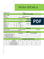 Ficha Técnica Fresadora CNC