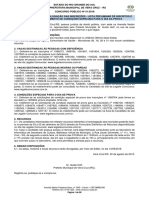 53 Edital de Concurso Publico #251 - Homologacao Das Inscricoes, Processo #001 2018