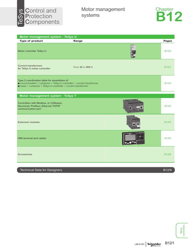B12 - Motor Management Systems - EN (Web) PDF | PDF | Electrical ...