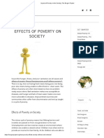 Impact of Poverty On The Society - The Borgen Project