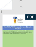I Can Make A Difference With Hope Education and Action