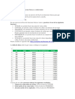 Ejercicio de Excel de Funciones Básicas y Condicionales