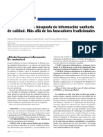 Herramientas de búsqueda de información sanitaria de calidad más allá de Google